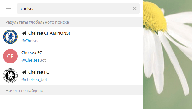 Поиск каналов в Телеграм