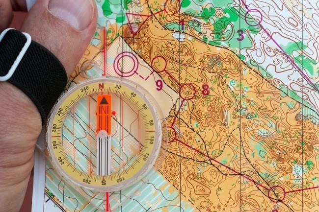 karta i kompas